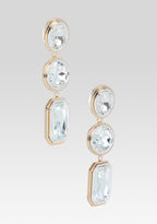 Camille Gemstone Drop Earrings