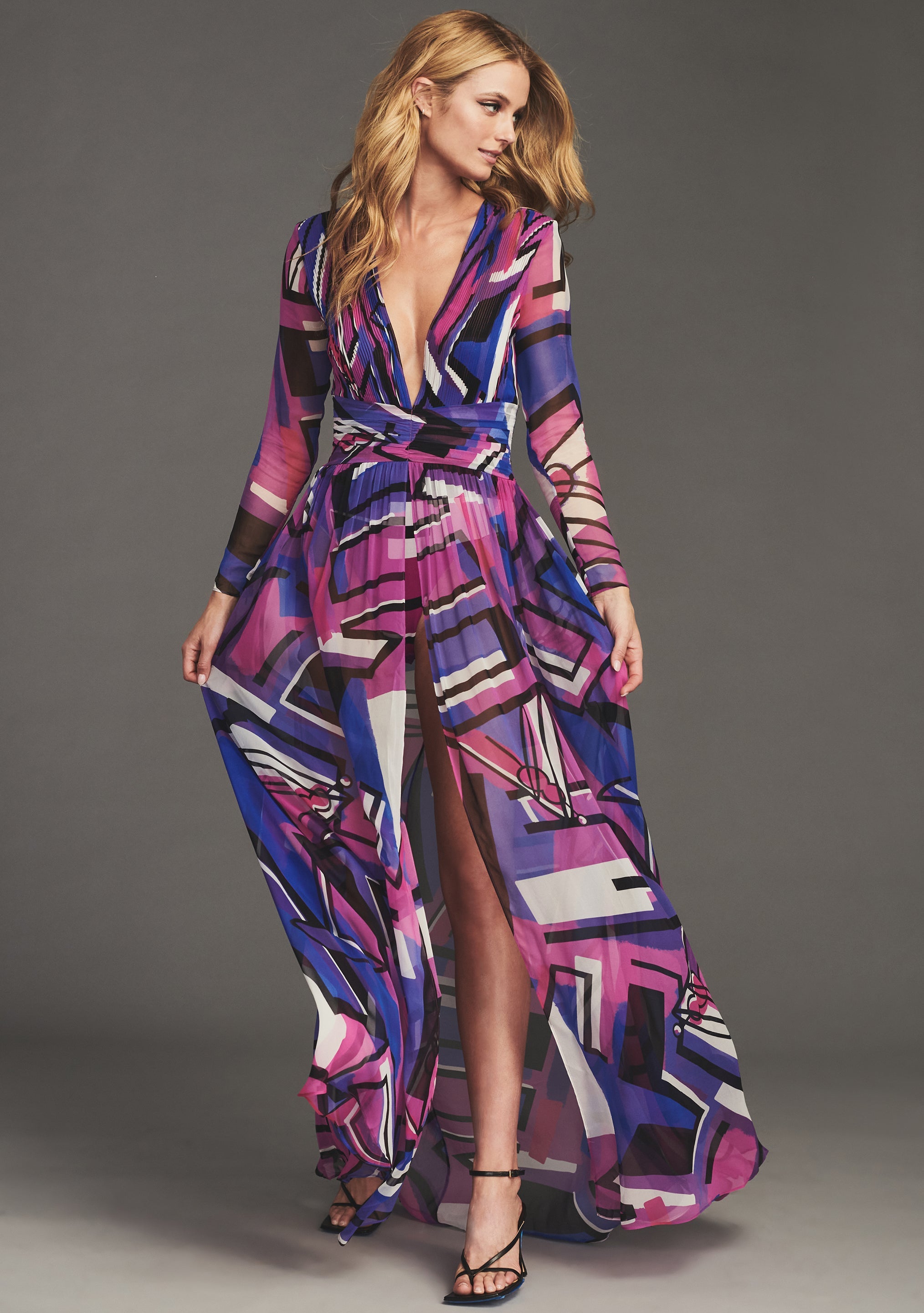 Angela Silk Chiffon Dress